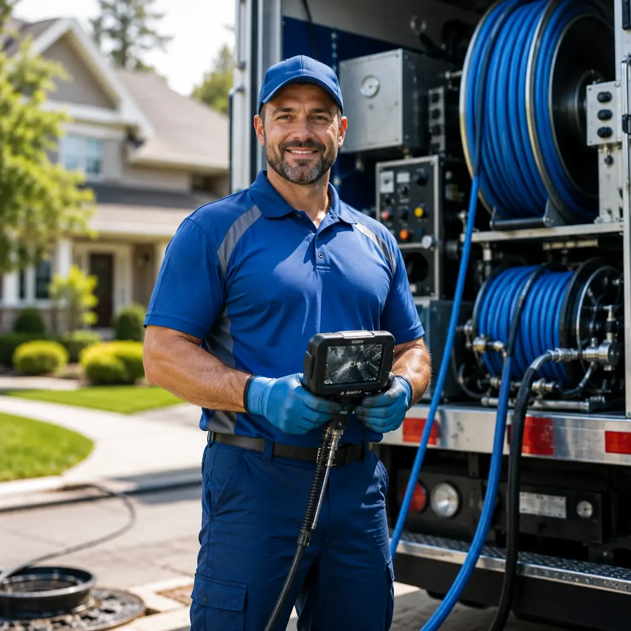 Local outdoor drain cleaning specialists in Olivet, MI